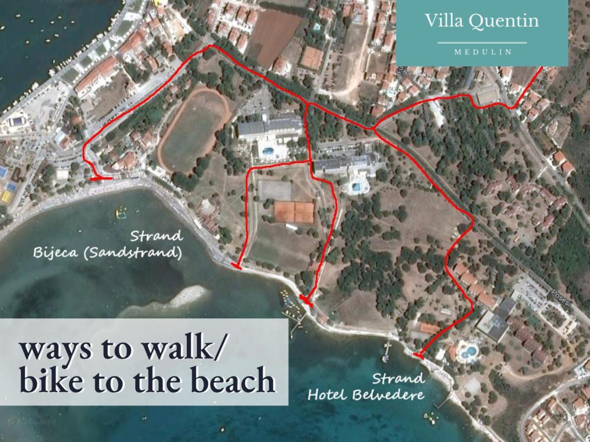 Villa Quentin - Quiet Place Close To Beach Medulin Ngoại thất bức ảnh