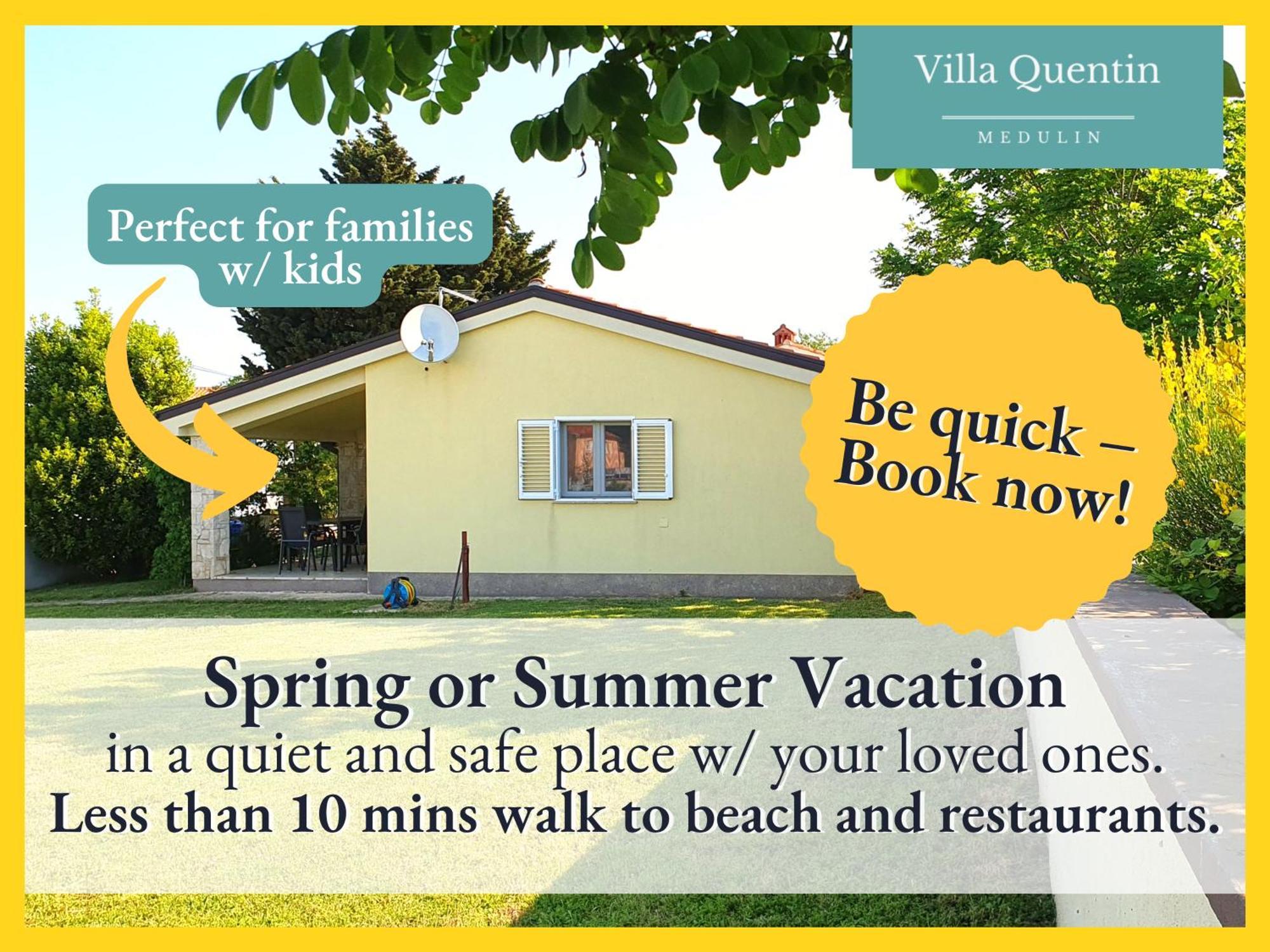 Villa Quentin - Quiet Place Close To Beach Medulin Ngoại thất bức ảnh